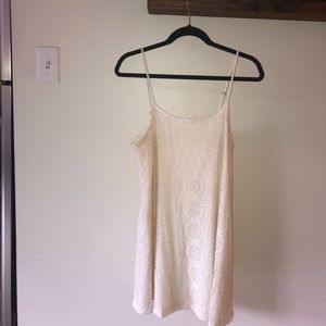Pull & Bear cream lace dress